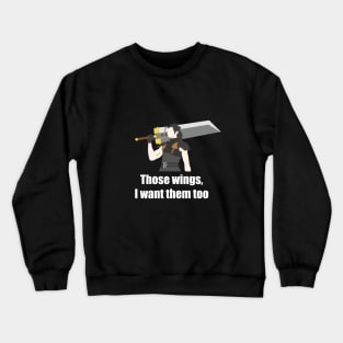 Sad Zack Fair Quote Crewneck Sweatshirt